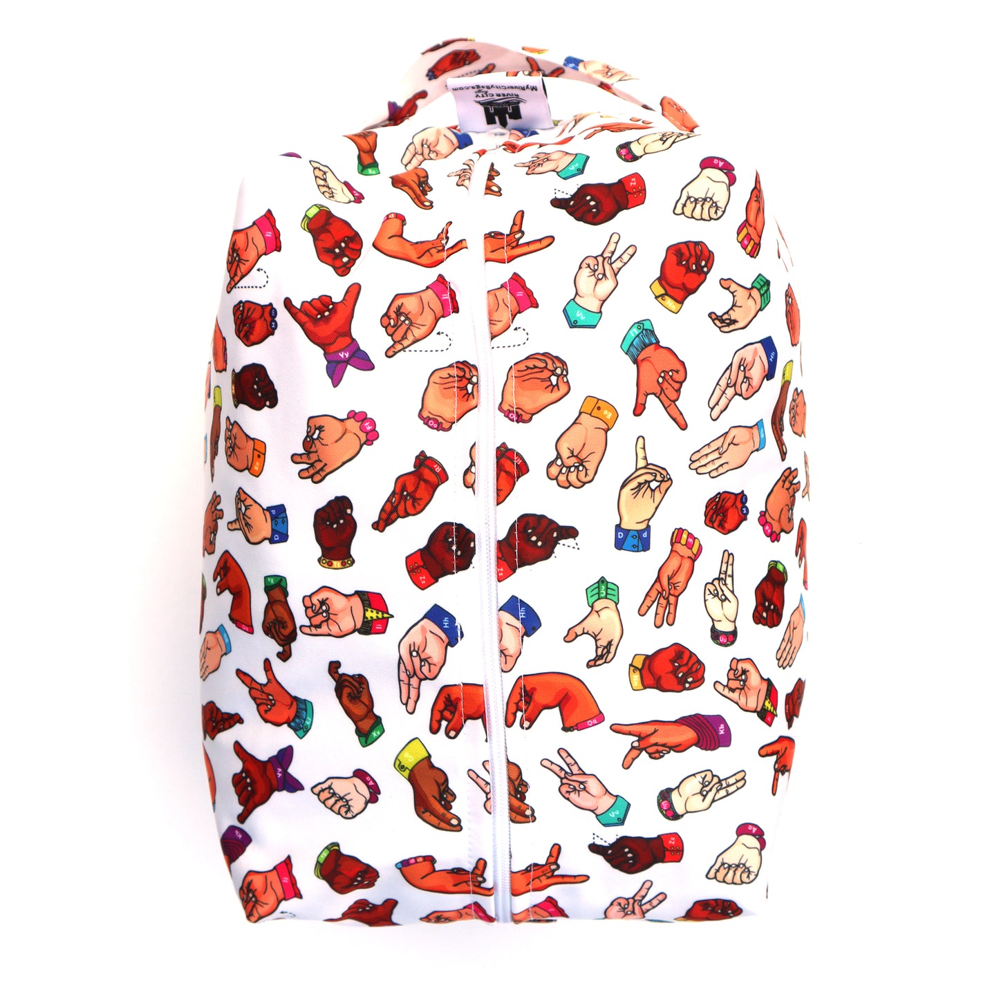 ASL ALPHABET TRAVEL POUCH