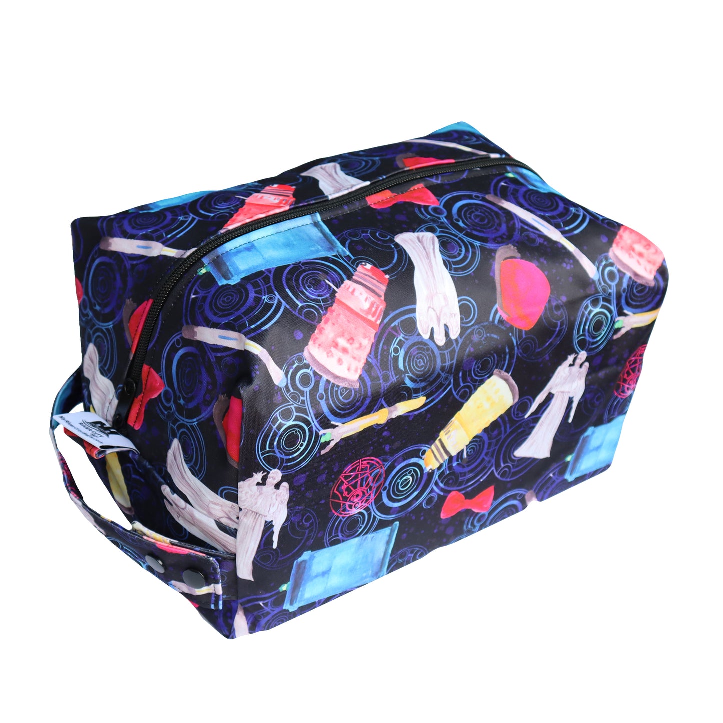 WEEPING ANGELS AND DALEKS TRAVEL POUCH
